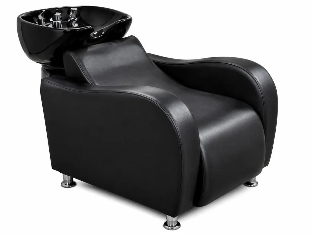 Midnight Black Luxury Backwash Shampoo Station